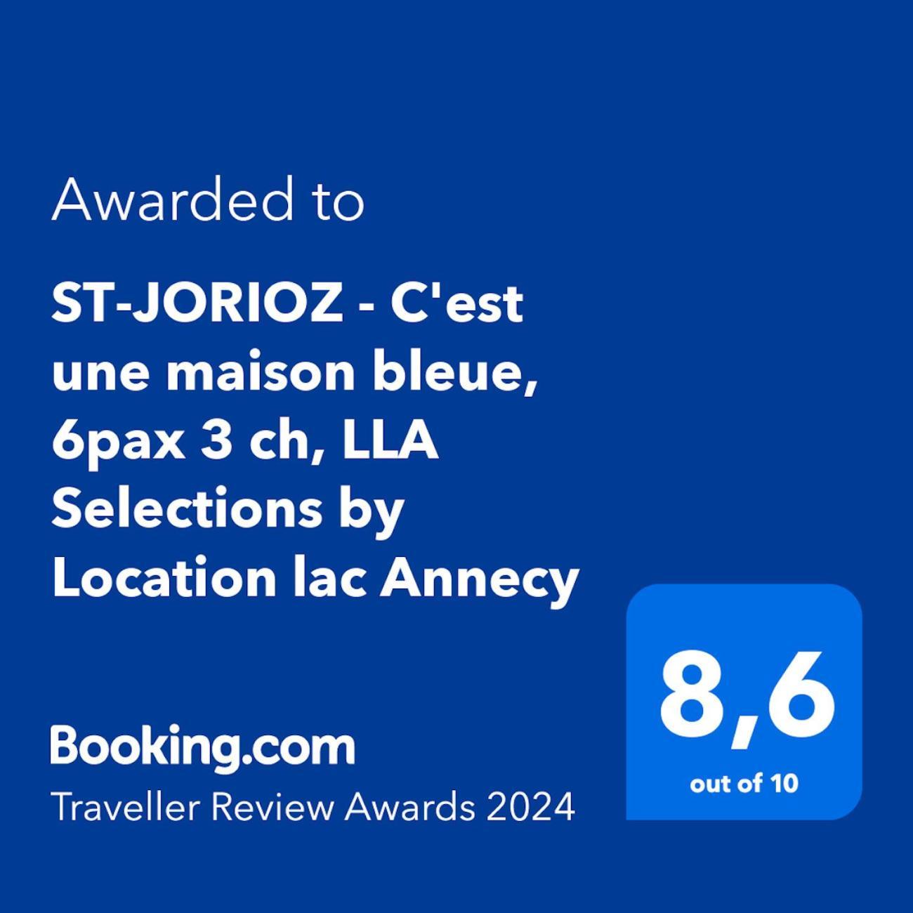 St-Jorioz - C'Est Une Maison Bleue, 6Pax 3 Ch, Lla Selections By Location Lac Annecy Saint-Jorioz Exterior foto